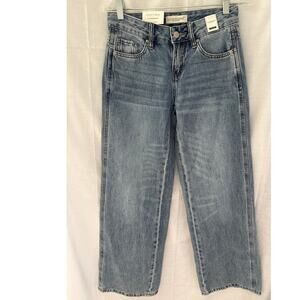 Flying Banana Low Rise Wide Leg Denim Jeans Size 22S NWT 28 x 30